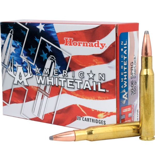 Hornady American Whitetail 30-06 Springfield 150 gr InterLock SP