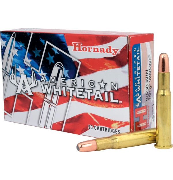Hornady American Whitetail 30-30 Win 150 gr InterLock RN