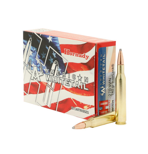 Hornady American Whitetail 270 Win 140 gr InterLock SP