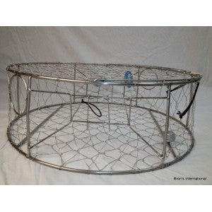 Bron's CT008 30" SS RIGID CRAB TRAP