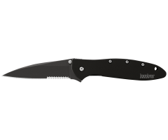 KERSHAW LEEK SERRATED FOLDING KNIFE