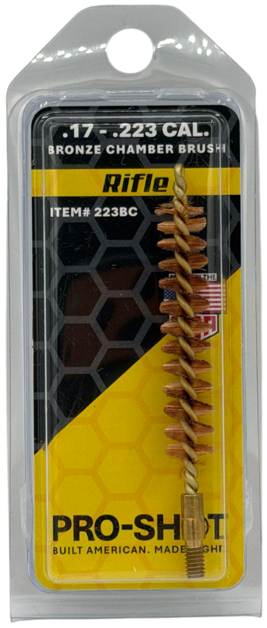 Pro-Shot Bronze Chamber Brush - Rifle