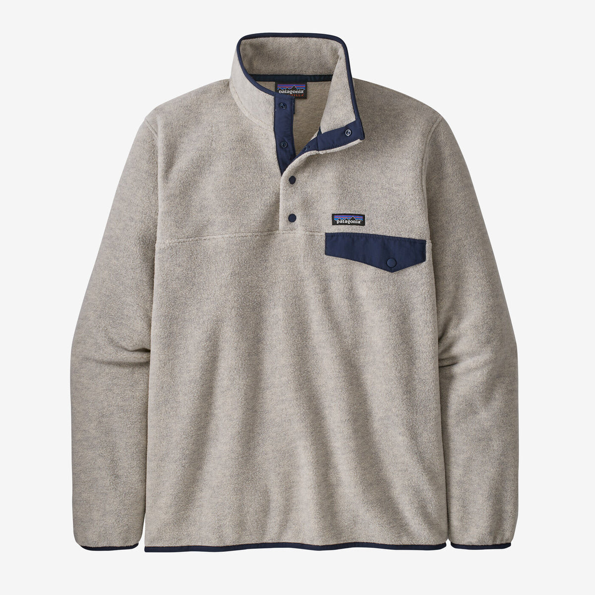 Patagonia Men's Lightweight Synchilla Snap-T Fleece Pullover (Oatmeal)