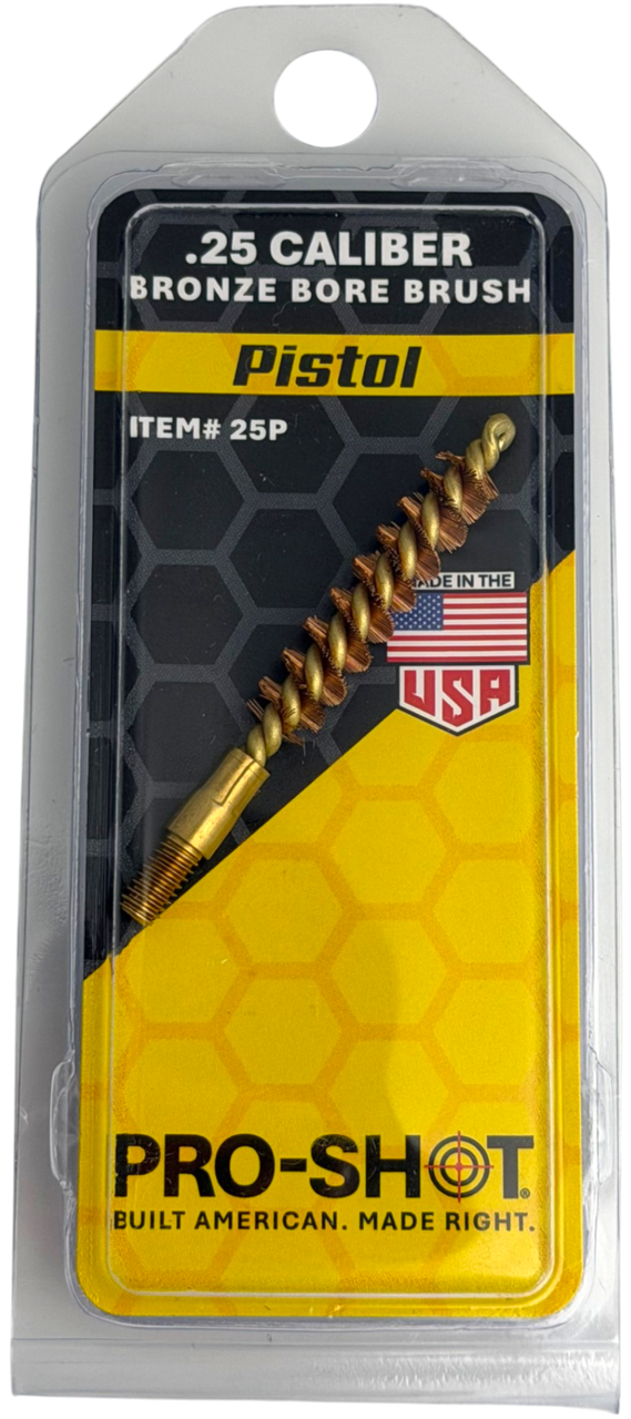 Pro-Shot Bronze Bore Brush - Pistol
