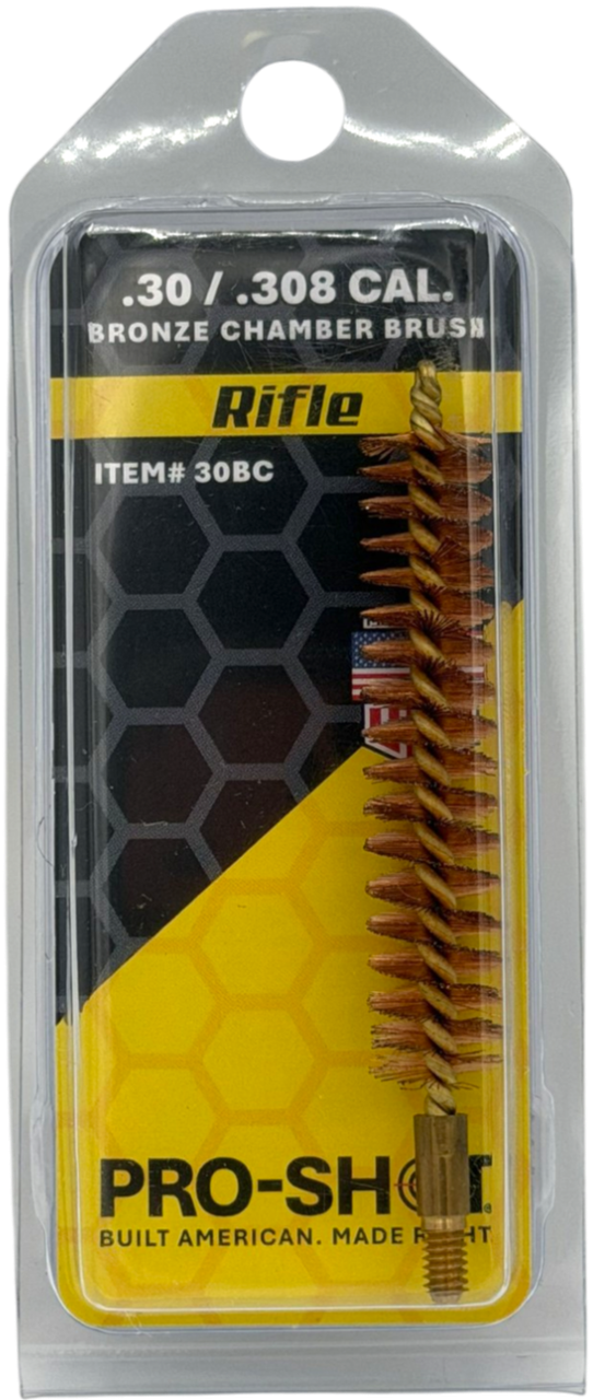 Pro-Shot Bronze Chamber Brush - Rifle
