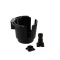 Scotty NO. 311-BK BLACK CUP HOLDER WITH BULKHEAD / GUNNEL MOUNT AND ROD HOLDER POST MOUNT