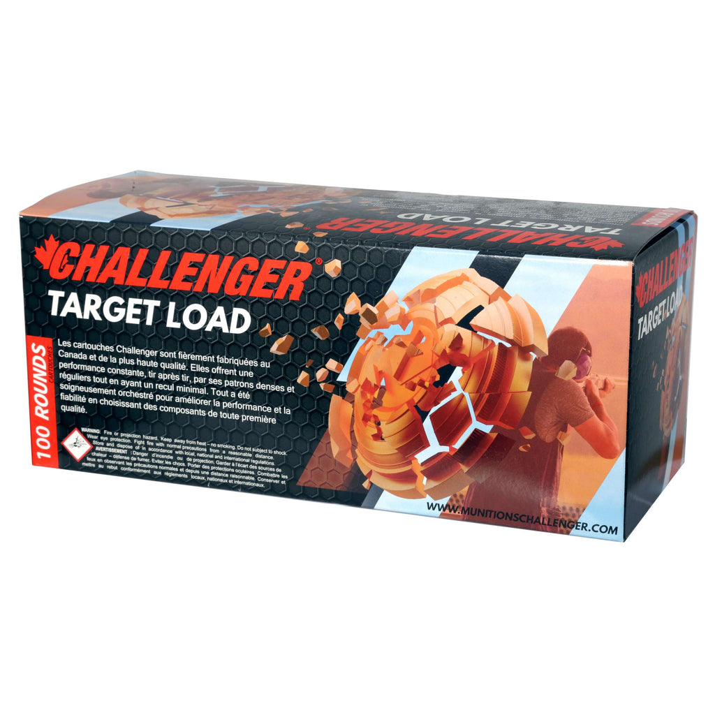 Challenger Target Load 12 Gauge 2 3/4" 1 1/8 oz #8 - 100 Round Pack