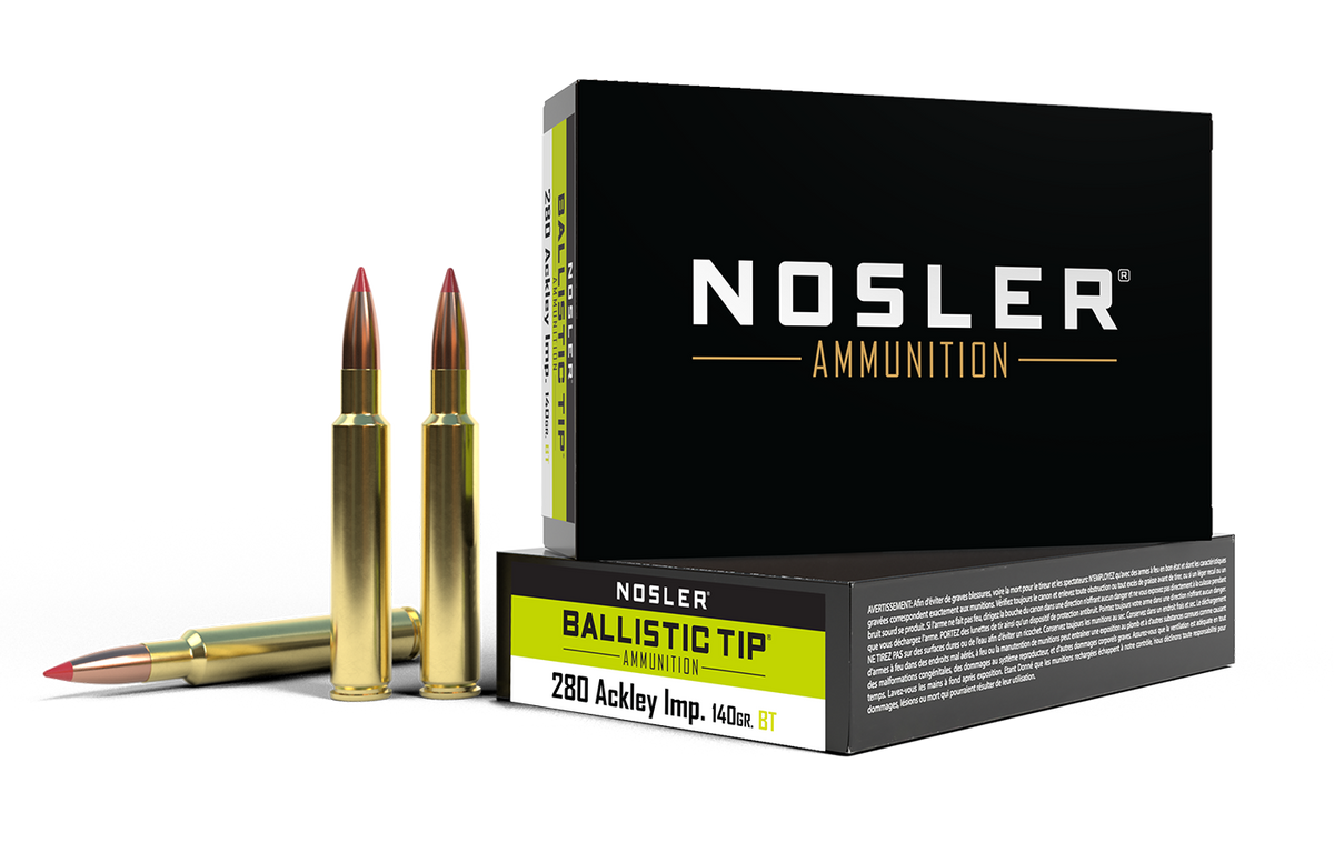 NOSLER 280 Ackley Improved 140GR