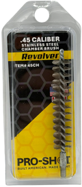 Pro-Shot Stainless Steel Chamber Brush - .45 Cal Revolver
