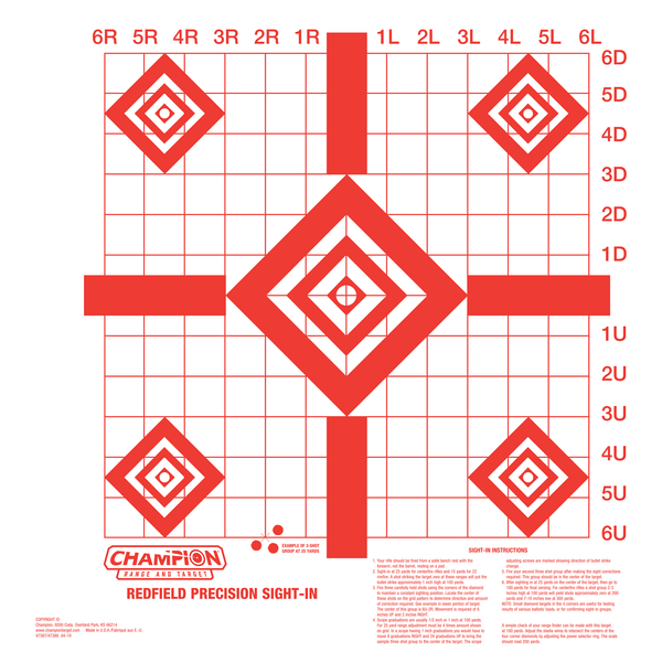 Champion Target, Redfield Style Prec.