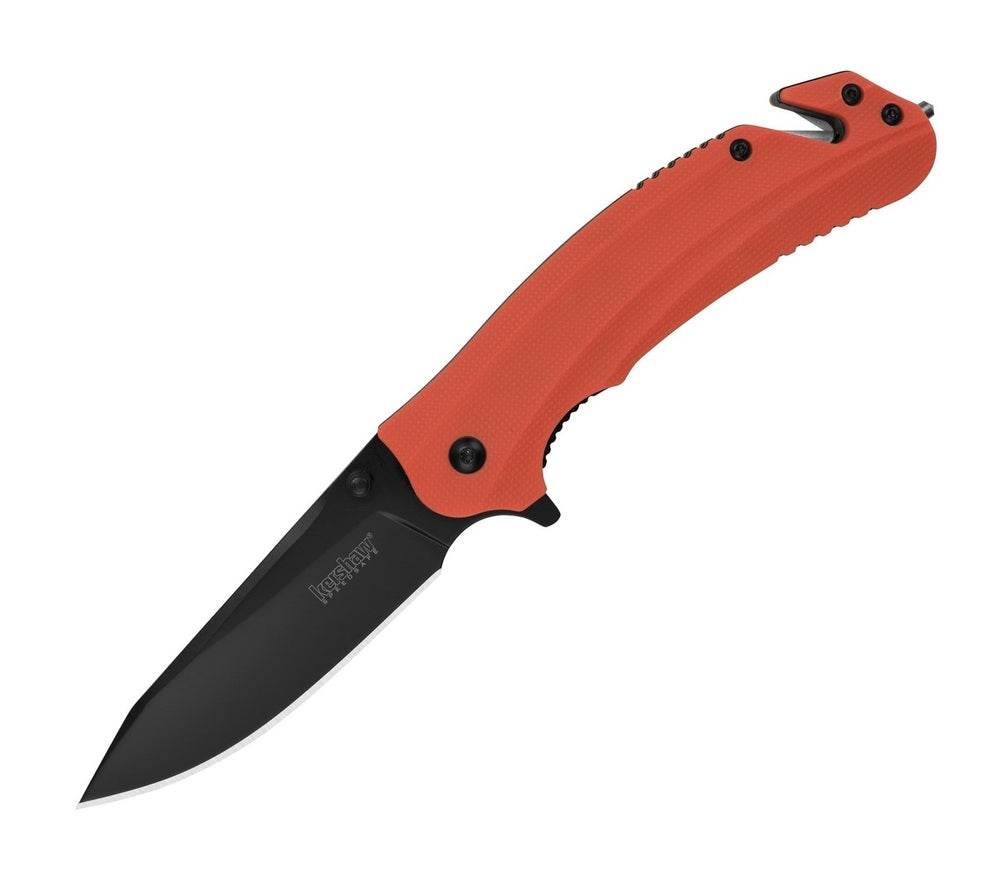 Kershaw Barricade Plain Edge Rescue Knife