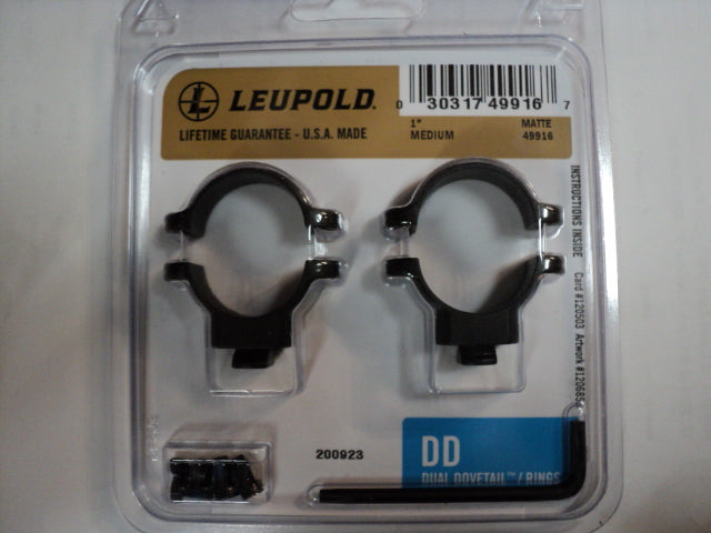 Leupold Dual Dovetail 30mm Rings