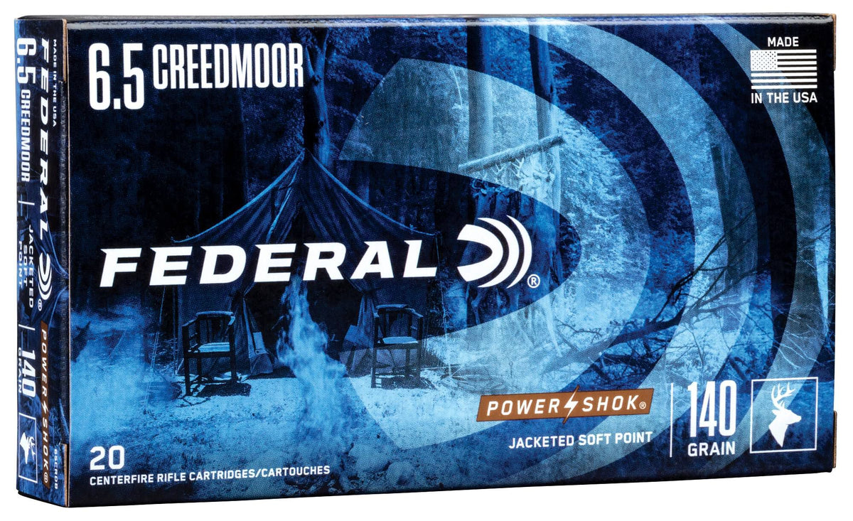 Federal Power Shok 6.5 Creedmor 140G
