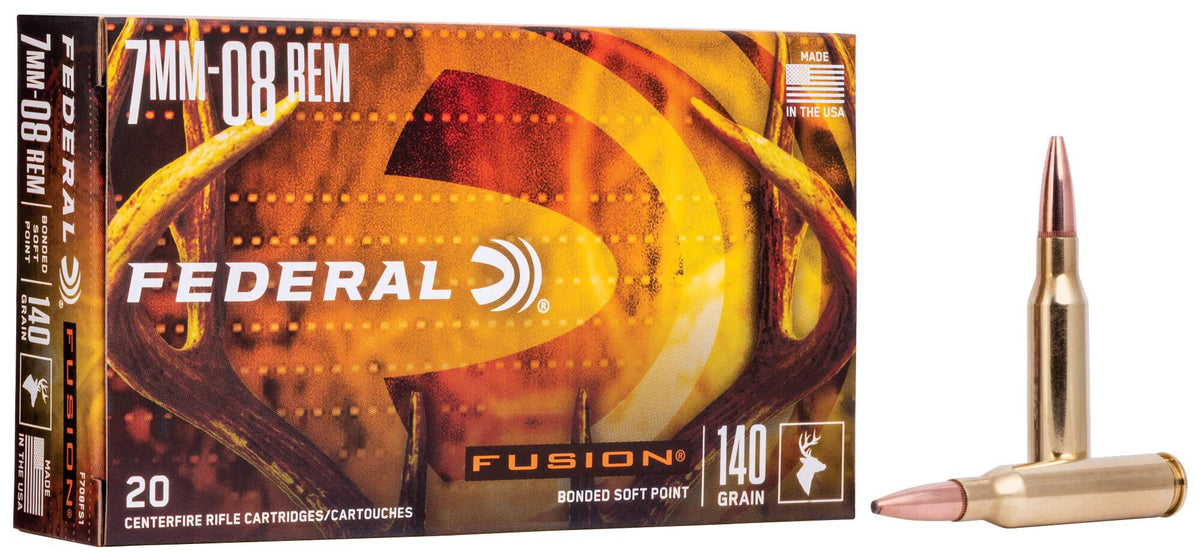 Federal 7MM-08 Rem 140 GR Fusion