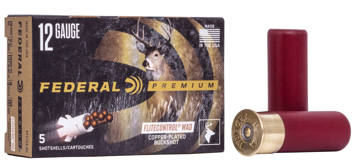 Federal Premium 12ga 2 3/4" 00 Buckshot