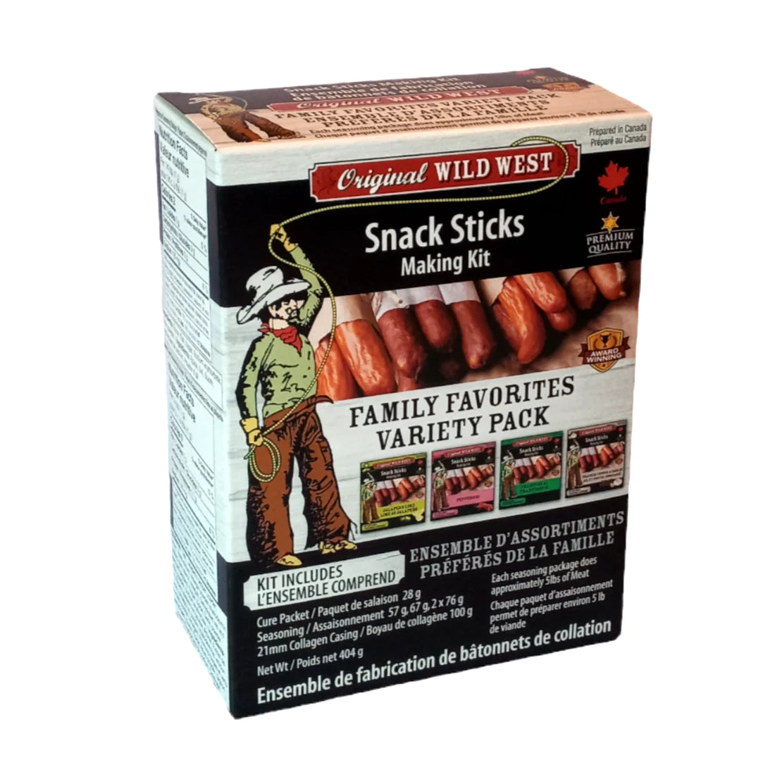 Wild West Family Favorites Snack Sticks