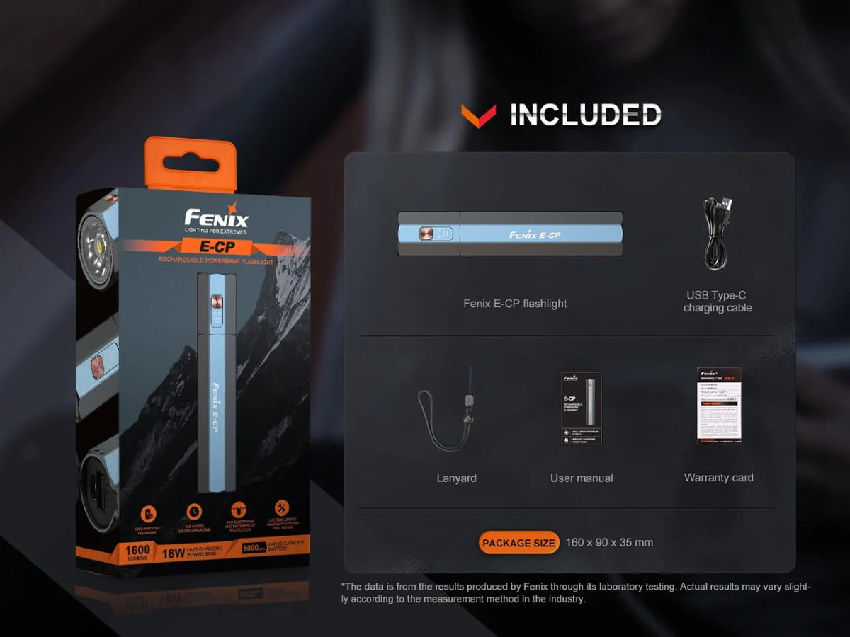 Fenix E-CP Powerbank Flashlight - Black - view 6 of 12
