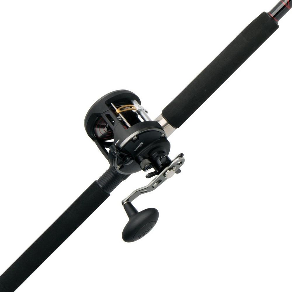 Penn Warfare™ Level Wind Combo w/250yds 65lb Braid