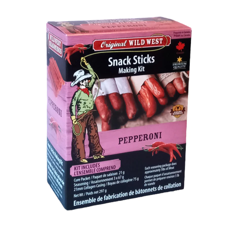 Wild West Pepperoni Snack Sticks