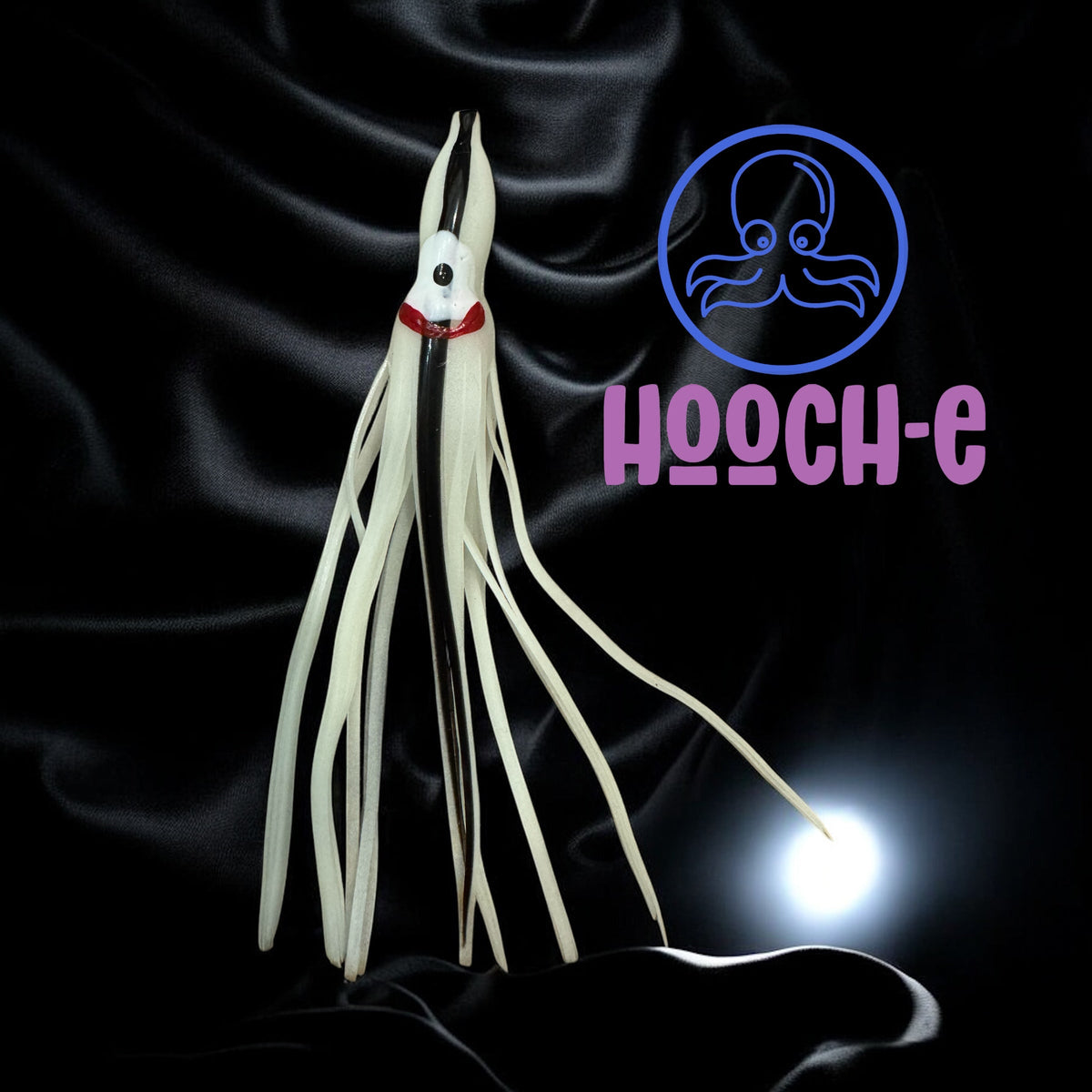 Hooch-e Glow White/blk Stripe