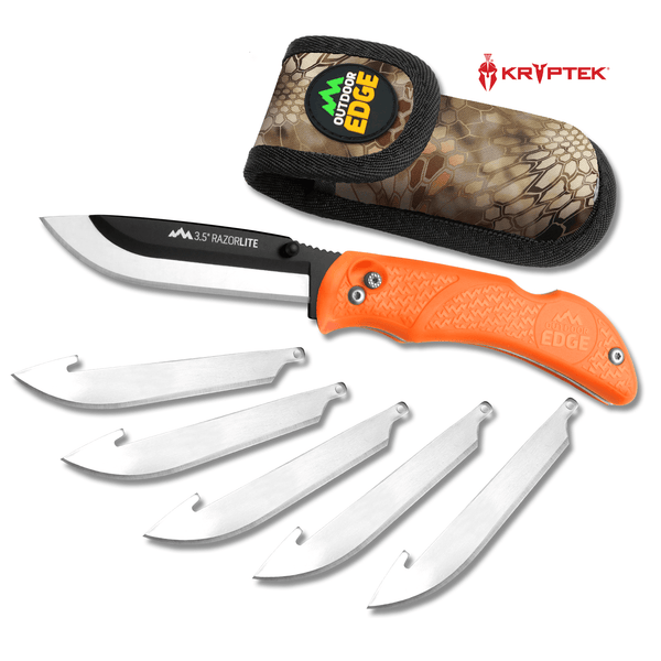 Outdoor Edge 3.5" Razor Lite Orange