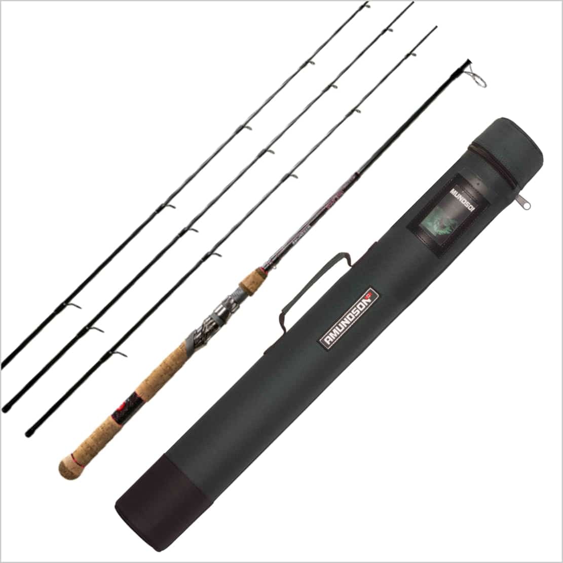 Amundson Savvy Sumo 4pc Spinning Travel Rod