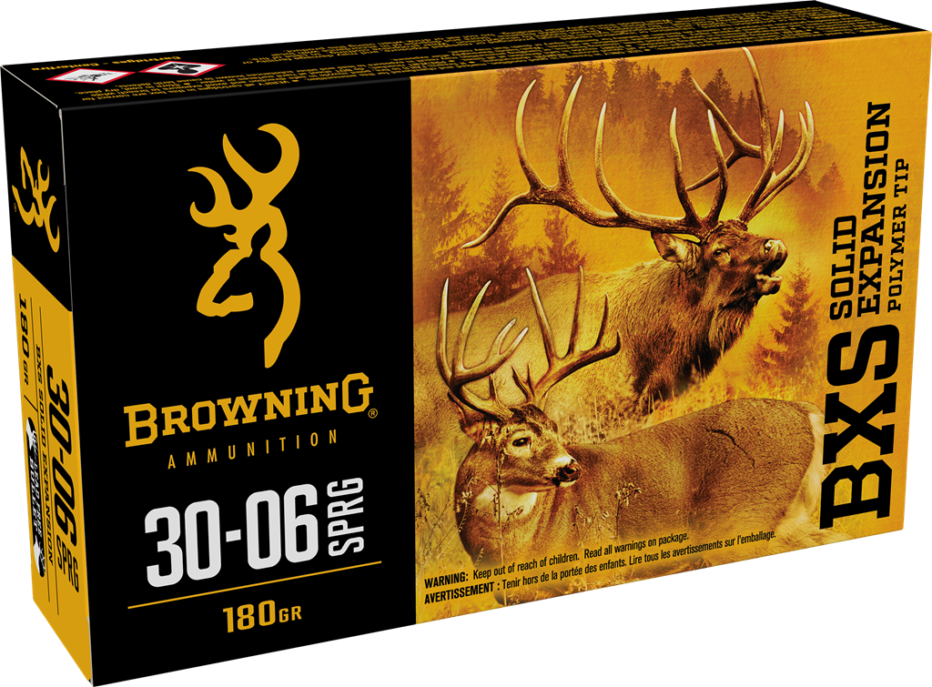 Browning BXS 30-06 Springfield 180 gr Solid Expansion Polymer Tip