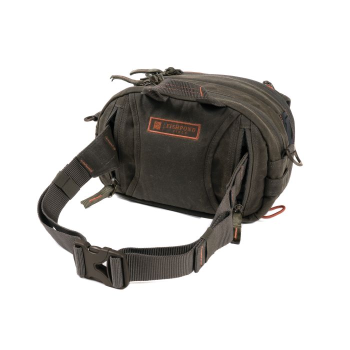 Fishpond Blue River Chest/Lumbar Pack Waxed Canvas - view 3 of 4