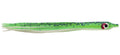 Gibbs Yamashita Needlefish Hoochie 5-Pack - Glow Green Spatter Back