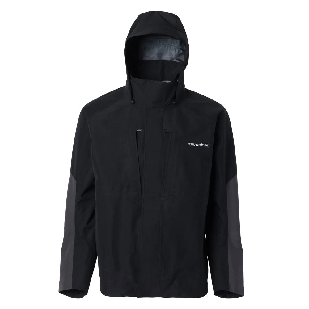 Grundens Buoy Gore Tex Jacket - Black/Anchor