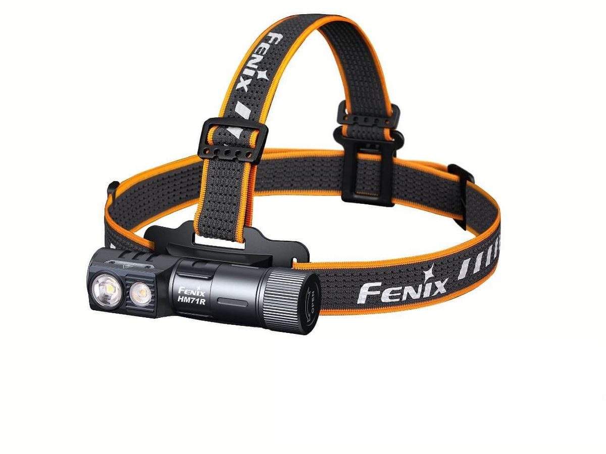 FENIX HM71R RECHARGEABLE INDUSTRIAL LED HEADLAMP + OPTIONAL E02R