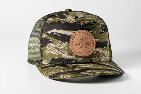 Van Isle Fish Club Heritage Collection Tiger Camo Hat