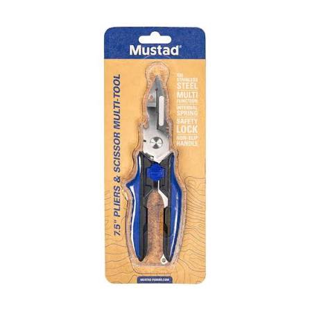 Mustad 7.5" 420 Stainless Steel | Multi Pliers & Scissors