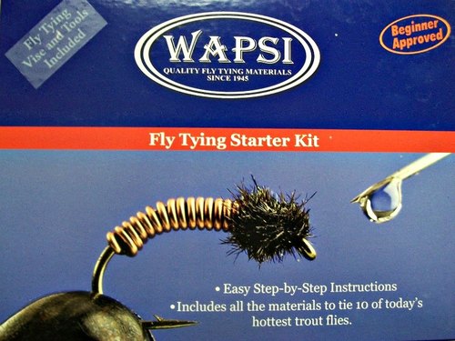 WAPSI FLY TYING STARTER KIT (TOOLS AND BOOK INCLUDED)