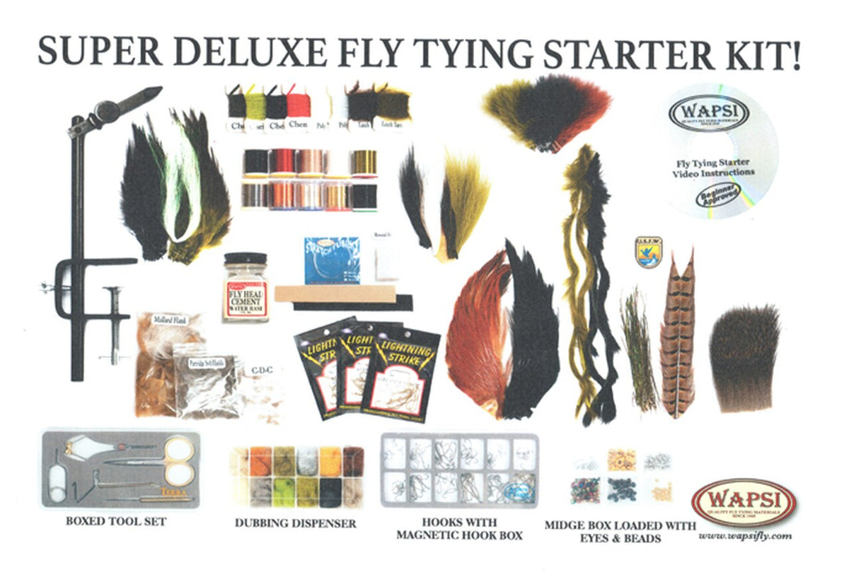 Wapsi DELUXE FLY TYING STARTER KIT with Book - view 2 of 2