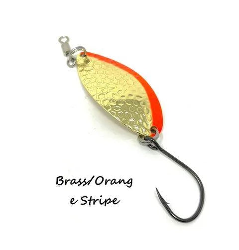 Prime Lures 2/5TH OZ Brass Orange Spoon