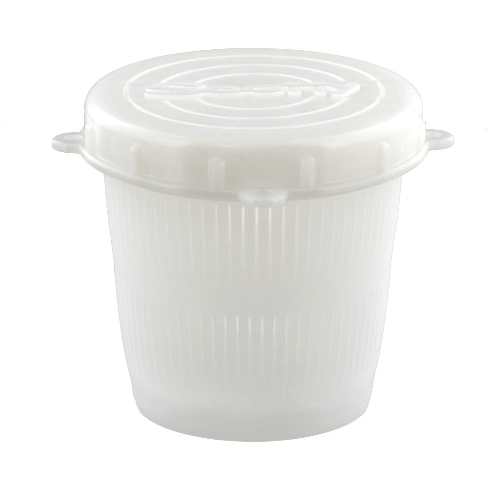 Scotty 670 Vented Bait Jar 1/2L White with Lid