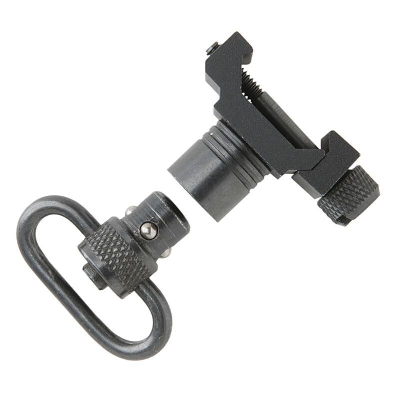 Uncle Mike's Push Button Sling Swivel - Picatinny Attachment, 1 in.