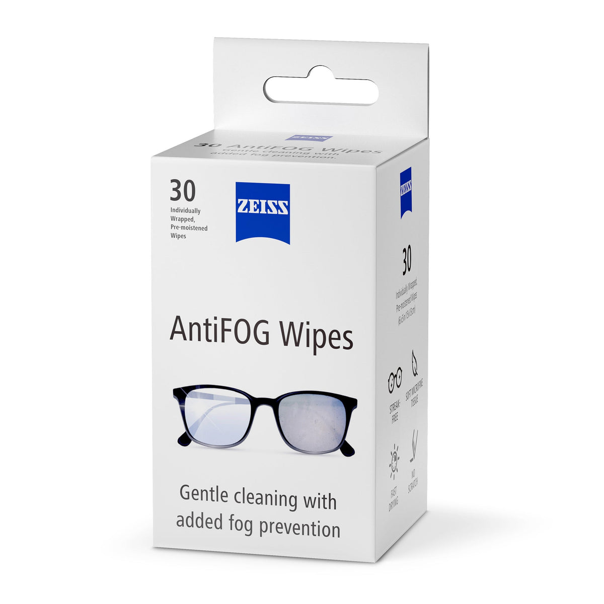 Zeiss Anti-Fog Lens Wipes 30 Count