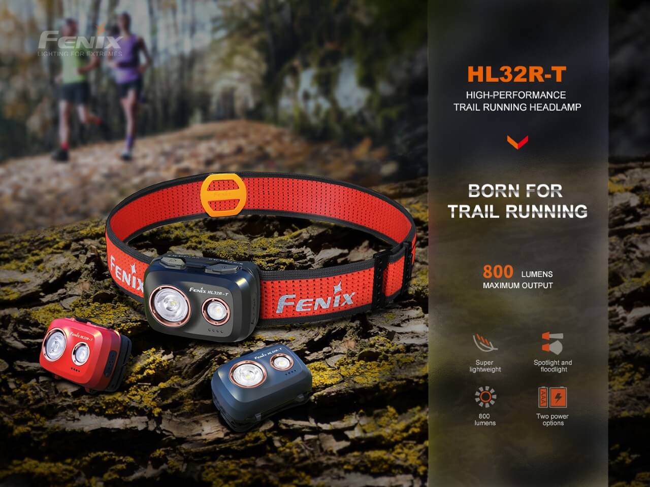 FENIX HL32R-T TRAIL RUNNING LED HEADLAMP - 800 LUMENS in Canada - Image 3