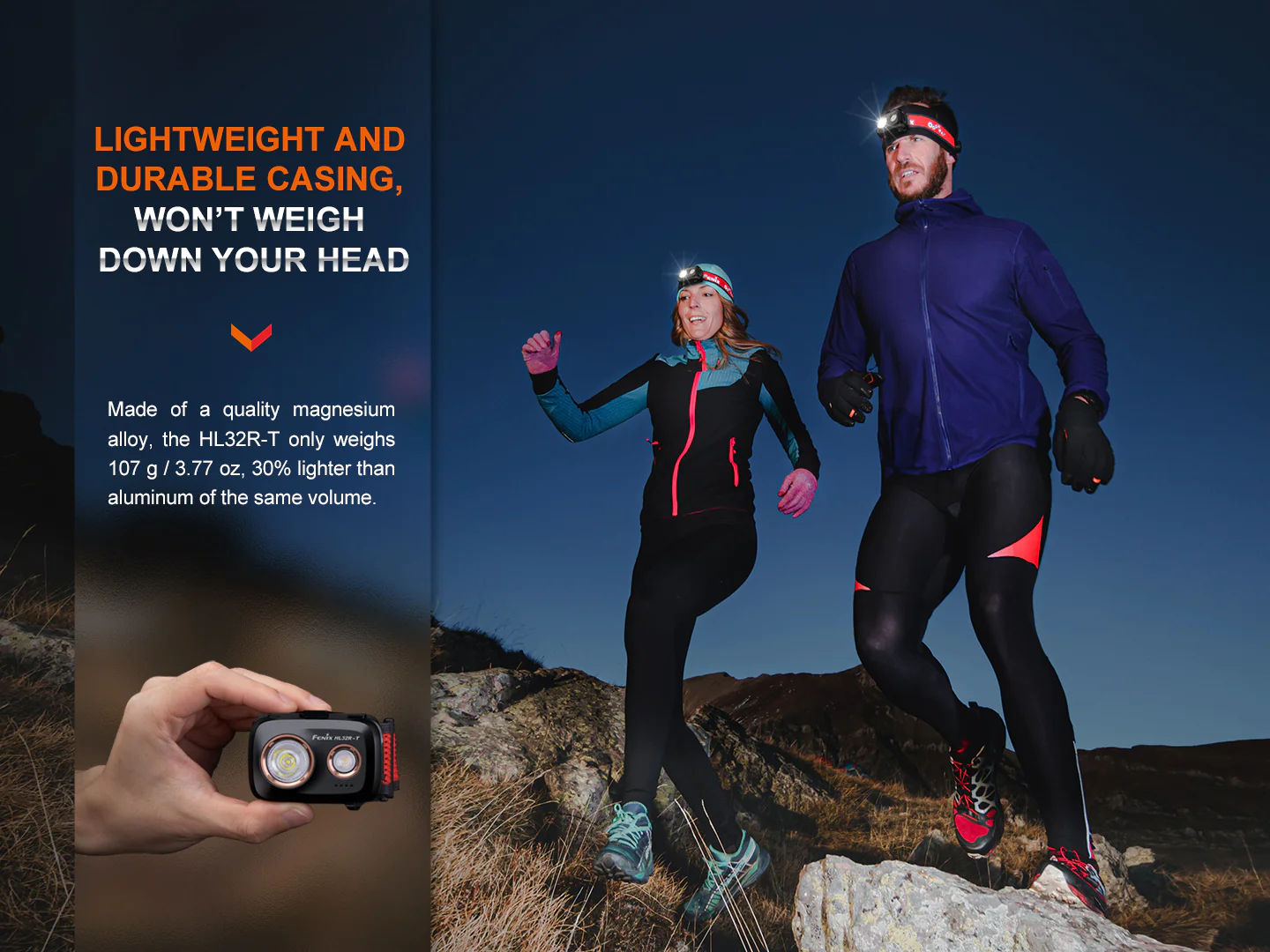 FENIX HL32R-T TRAIL RUNNING LED HEADLAMP - 800 LUMENS in Canada - Image 2
