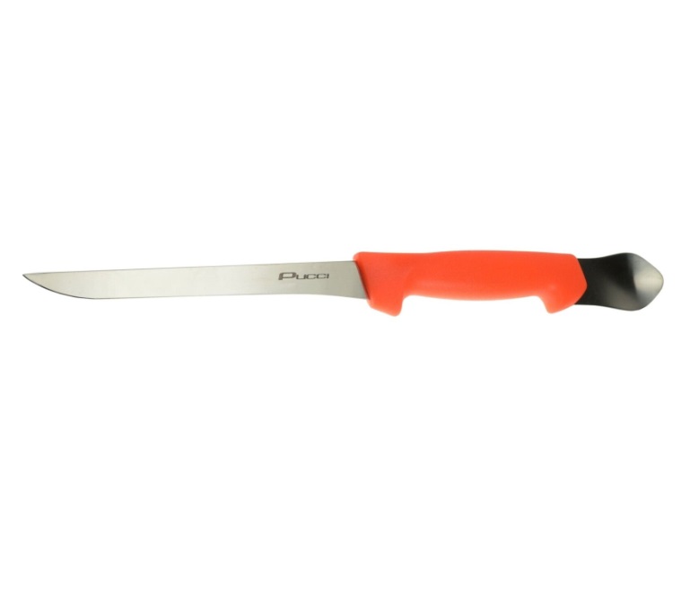 PUCCI 7" FILLET KNIFE WITH SPOON