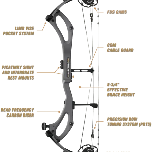 PSE MACH 35 DS CARBON FDS RH OLIVE 70LB